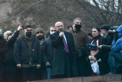 Group of people photographing outdoors