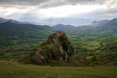 Scenic view of landscape against sky