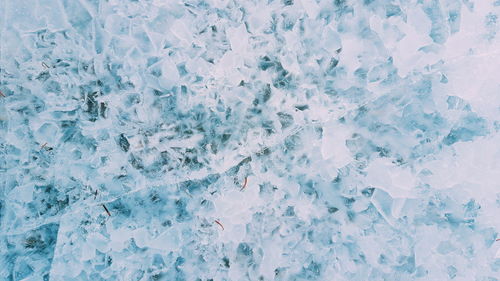 Full frame shot of blue pattern