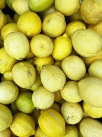 Full frame shot of lemons