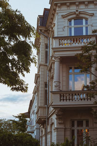 Low angle view of building against sky