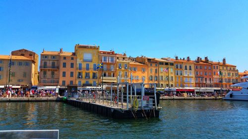 View of buildings at waterfront