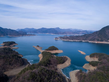 Scenic view of lake