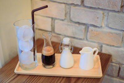 Close-up of drink on table