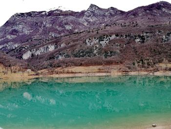 Scenic view of landscape and mountains