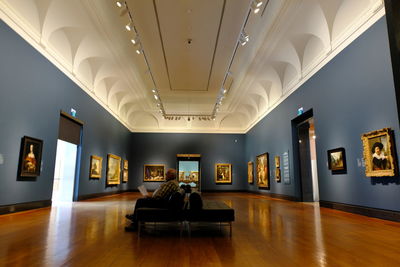 Interior of museum