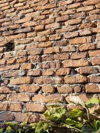 Full frame shot of brick wall