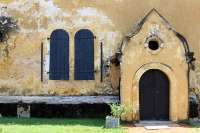 Exterior of old building