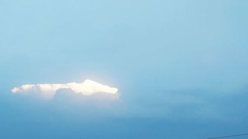 Low angle view of clouds in sky