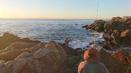 Gone fishing, sunset fishing