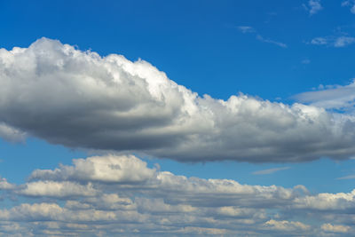 Low angle view of clouds in sky