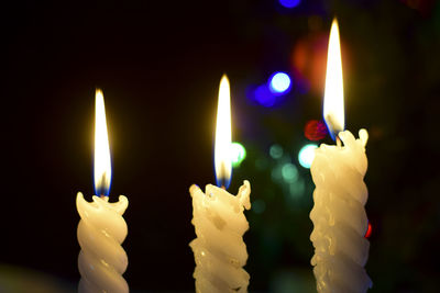 Christmas candle light