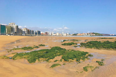 Scenic view of buildings against sky in city