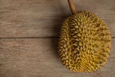High angle view of fruit on table