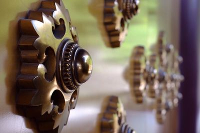 Close-up of metal object