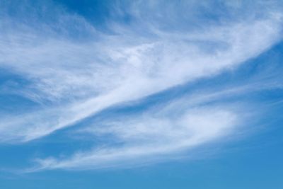 Low angle view of clouds in sky