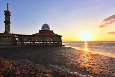 Sunset at al hussain mosque, kuala perlis