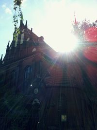 Low angle view of building against sky