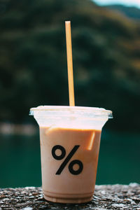 Close-up of coffee on table