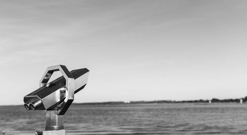 Lifeguard against sky