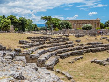 Old ruins against sky