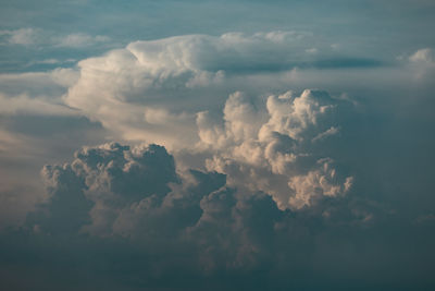 Low angle view of clouds in sky