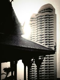 Low angle view of building against sky