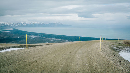 Scenic view of road against sky