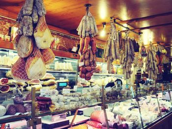 View of market stall for sale