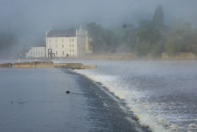 View of river against sky