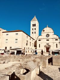 Low angle view of church