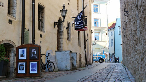 Street amidst buildings in city