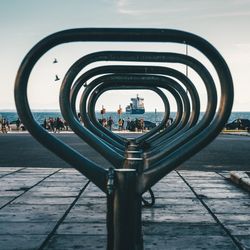 View of bridge in city