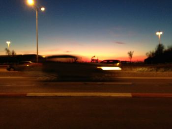 Street light at night