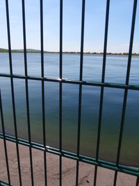 Close-up of sea against sky