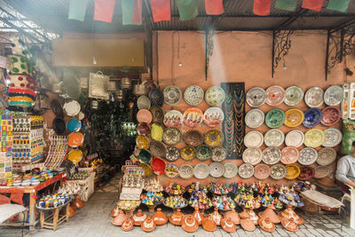A souvenir shop in medina, marrakesh