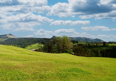 Scenic view of landscape against sky