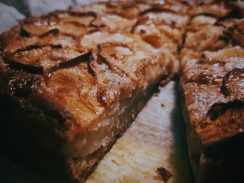 Close-up of cake in plate