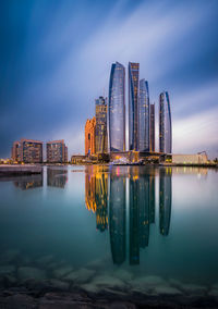 Dubai city center skyline, united arab emirates