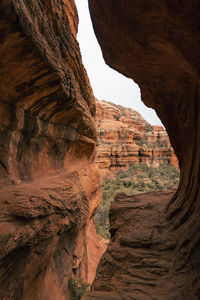 No people at popular secret subway cave boynton canyon sedona arizona.