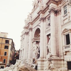 Low angle view of historical building