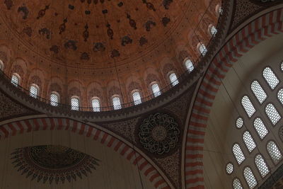 Low angle view of ceiling of building