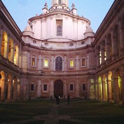 Low angle view of historical building