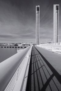 View of bridge in city