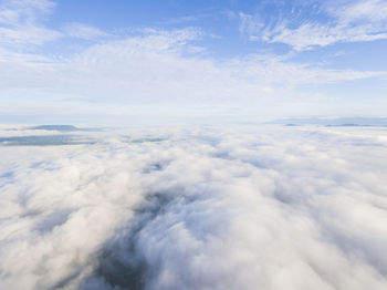 Low angle view of clouds in sky