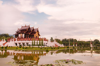 The royal flora ratchaphruek park at chiang mai, thailand.