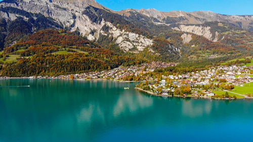 Scenic view of lake