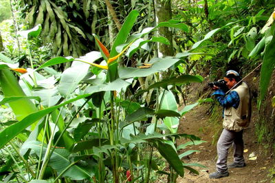 Man standing in park