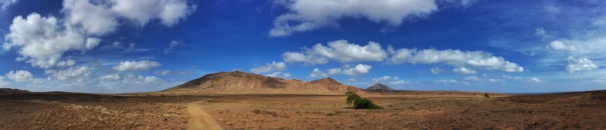 Panoramic view of landscape against sky