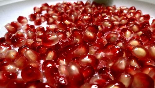 Full frame shot of red berries